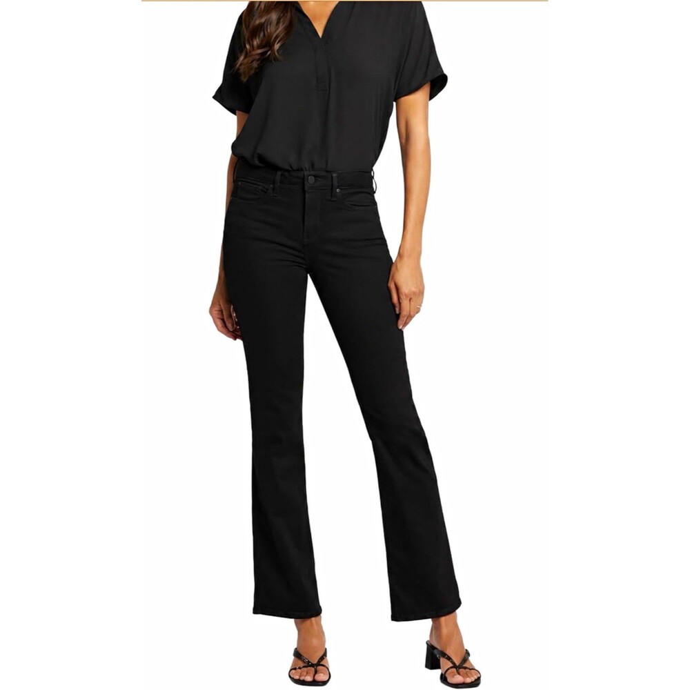 NYDJ Lift Tuck Women’s Black Bootcut Jeans 26 (Waist 26) Inseam 29 Stretch